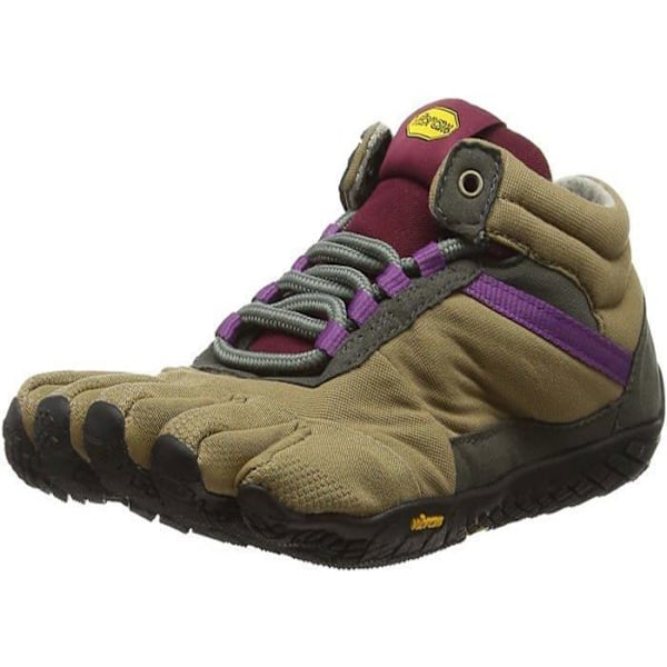 Vibram fivefingers trainer - 15W530438-250-38.0 B EU (7,5-8 US) - Trek Ascent Isolerade, utomhus multisportskor för kvinnor Kaki/Druva 38