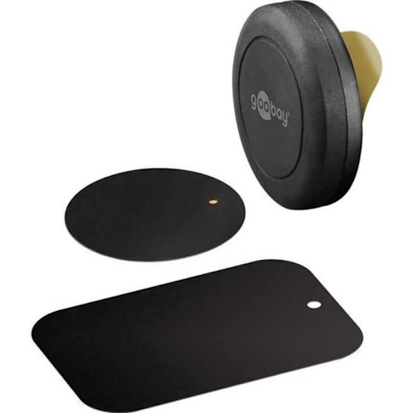 Goobay Universal Magnethalterung bil mobiltelefonhållare, selbstklebend 62089 fixat självhäftande kudde Svart