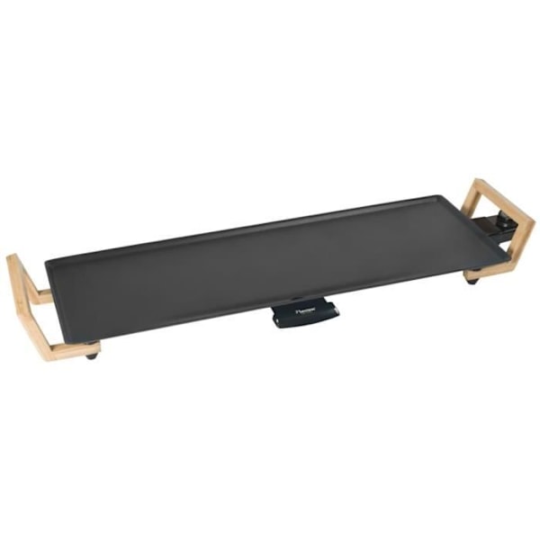 Bestron Plancha bordsgrill Asia Lounge ABP603BB Bambu XL 70x23 cm Svart