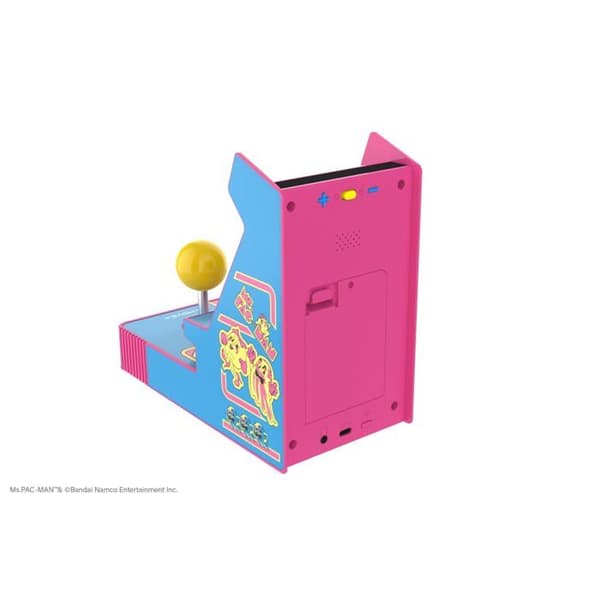 Min Arcade - Joystick Spelare Bärbar Ms. Pac-Man Ros
