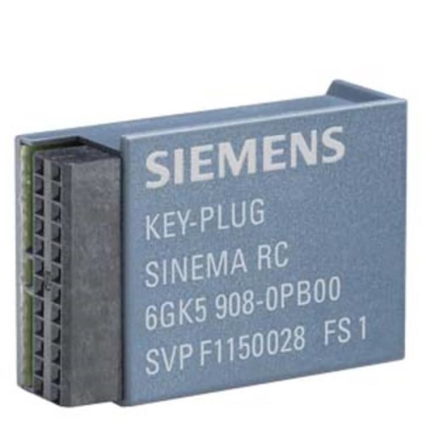 Nyckelplugg - Siemens - 6GK5908-0PB00 - Avtagbart stöd - Anslutning till SINEMA Remote Connect