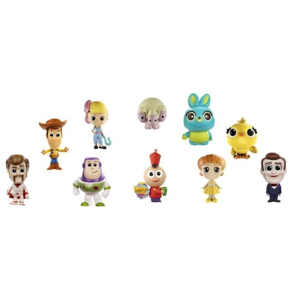 Paket med 10 Toy Story MATTEL minifigurer - 3,8 cm att samla in -