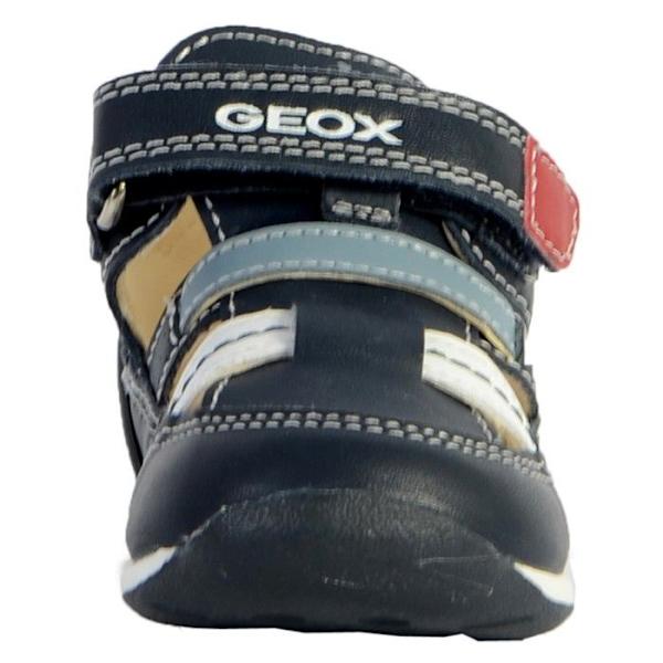 Basket - Geox - Varje - Marin/Vit - Rep - Läder/Syntetiskt/Textil Marinblå/vit 19