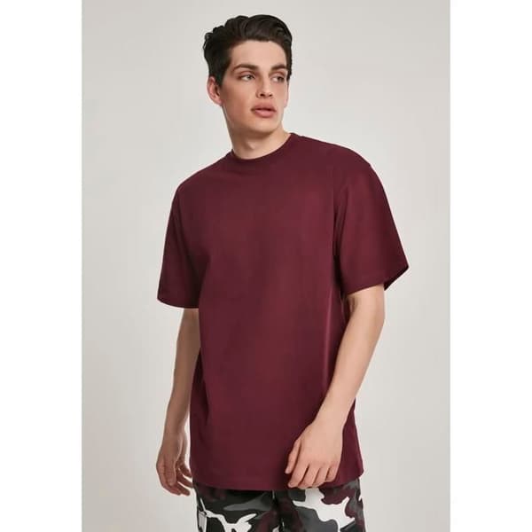 T-shirt Urban Classic basic tall - mörkröd Mörkröd S