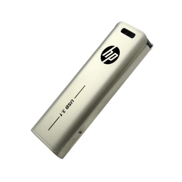 HP USB 3.1 X796W 256 GB DRIVE, PUSH AND PULL DESIGN, METALL FINISH