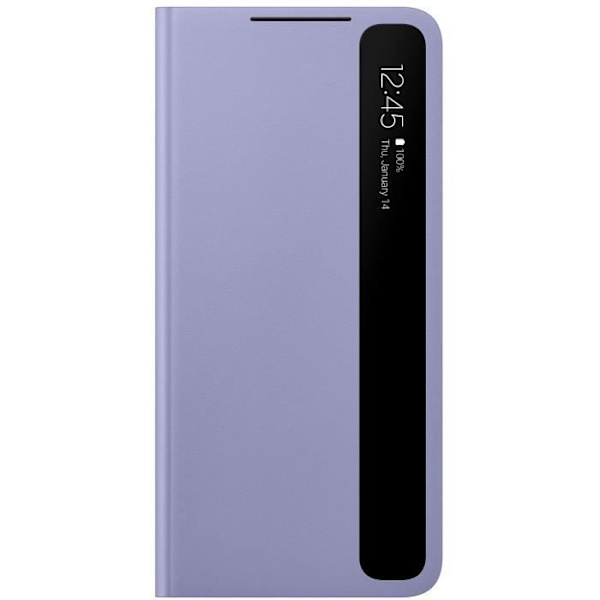 Smart Clear View Cover S21 Plus Lila