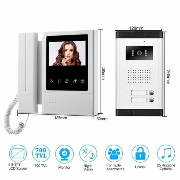 Intercom - videotelefon Hfeng