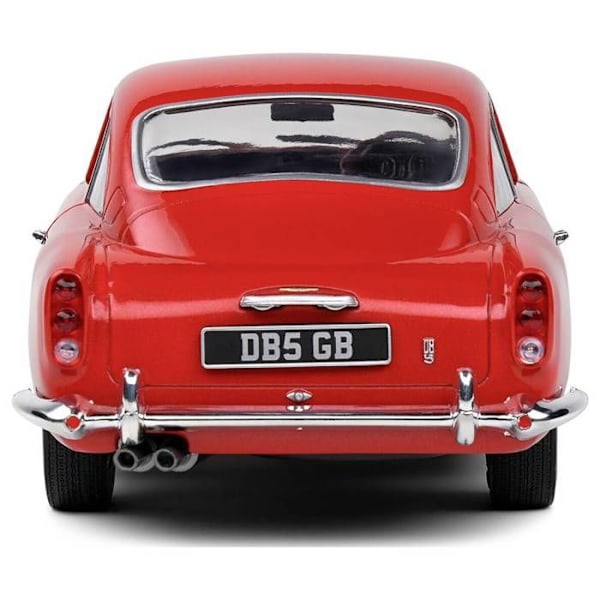 Solid Aston Martin DB5 1964 röd 1:18 Modell av bil