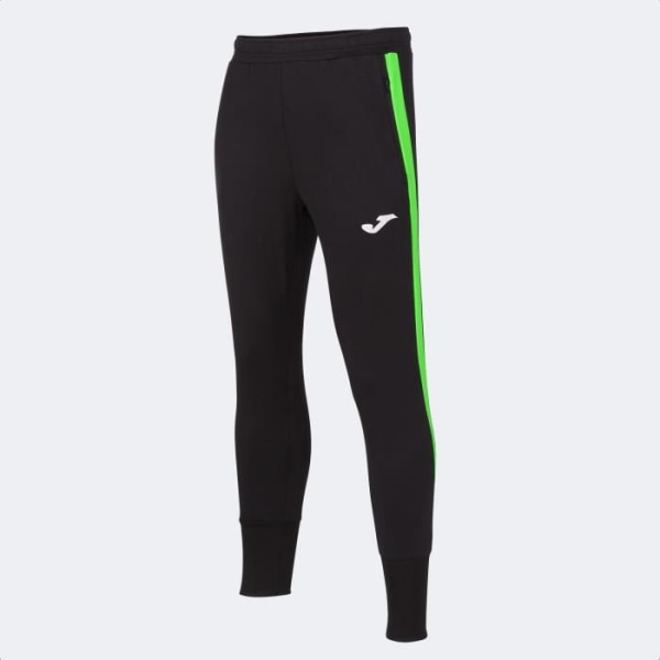 Joma Advance joggingbyxor - Herr - Svart/neongrön - Elastiskt midjeband - fickor med dragkedja - Storlek XL Svart/neongrön XXXL