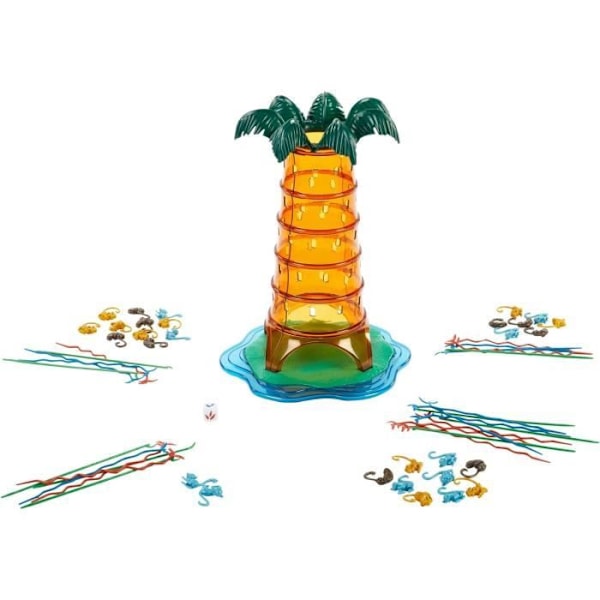 SOS Marmoset: Panic in the Tree - Family Board Game HTW65 Mattel Games Flerfärgad