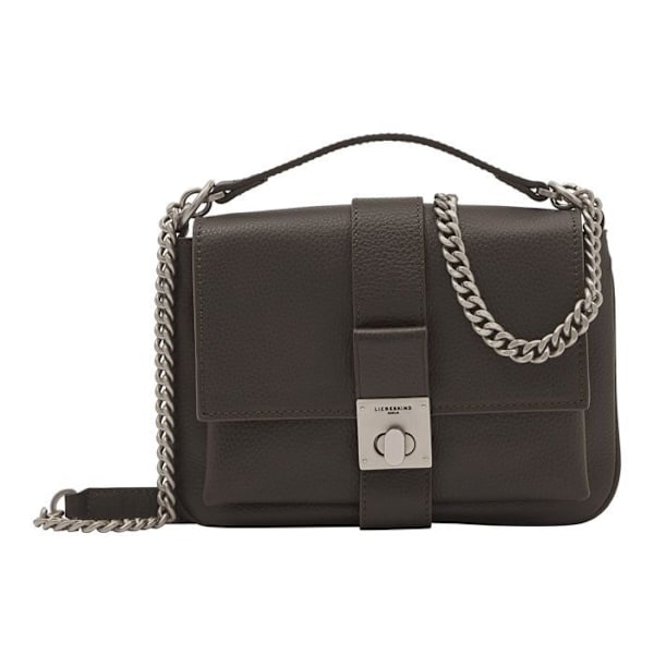 Axelväska - LIEBESKIND BERLIN - Dia 2 Edith Crossbody S - Läder av nötkreatur - Brun - Kompakt kastanj