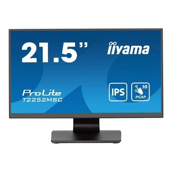 LCD-monitor - IIYAMA - ProLite T2252MSC-B2AG - 22 tum - Pekskärm - 1920 x 1080 Svart