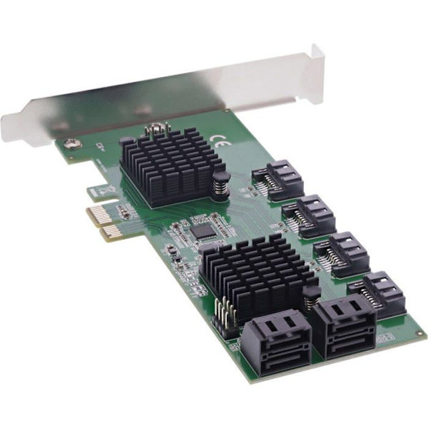 Inline-kontrollkort - 76617K - Speicher-Controller - SATA 6 Gb/s - Lågprofil - PCIe 2.0 ()