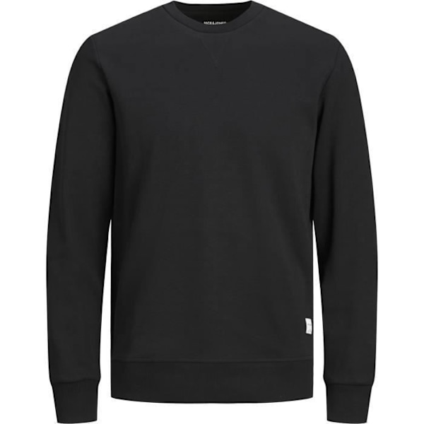 Sweatshirt - JACK & JONES - Basic - Svart - Långa ärmar - Rundad hals Svart XL