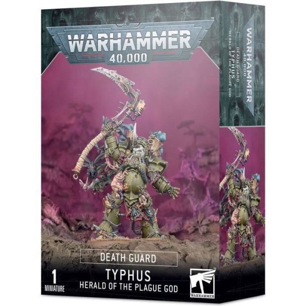Spelverkstad Warhammer 40k Figure - Death Guard Typhus: Typhus - Herald of the Plague God