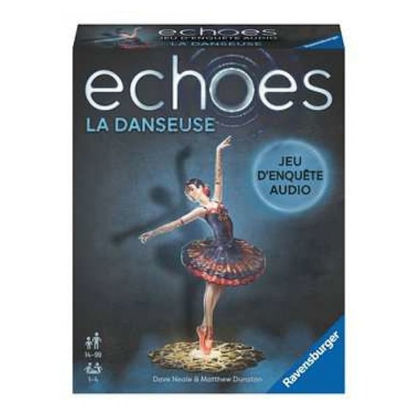 Ravensburger Echoes La Danseuse strategispel - Från 1 till 4 spelare - Fransk version Blå