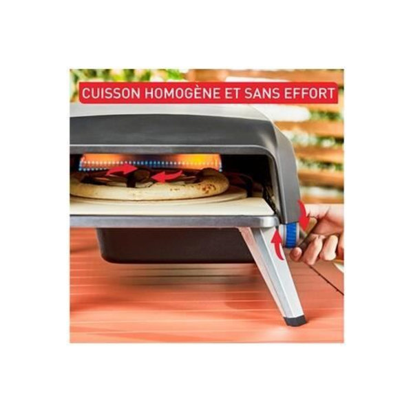 Tefal Gas pizzaugn - Pizza Pronto - 360 roterande sten - JM412010