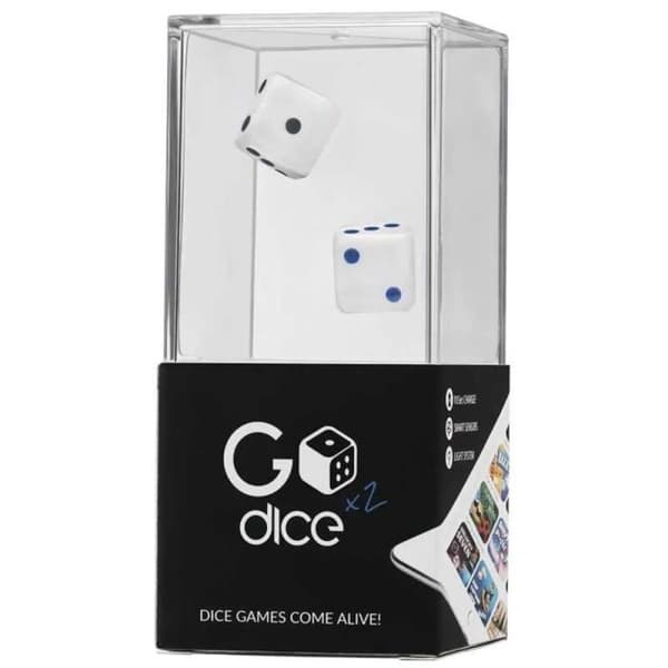 Dés Connectés - PARTICULA - GoDice 2 Pack - Svart och Blå - Specifik app - 2 tärningar ingår Svart blå