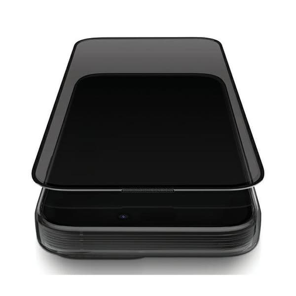 Härdat glas - UNIQ - Optix Privacy - iPhone 15 - Antispion - med applicator