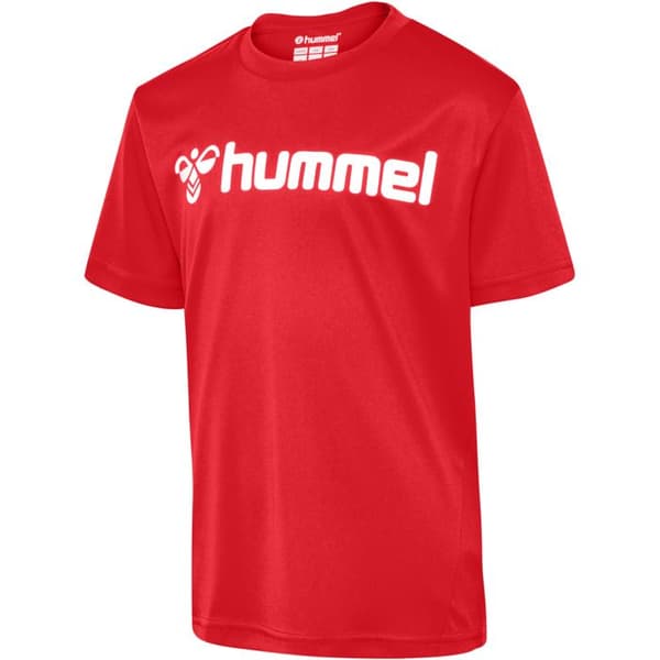 Barntröja Hummel Logotyp - röd röd 10 år