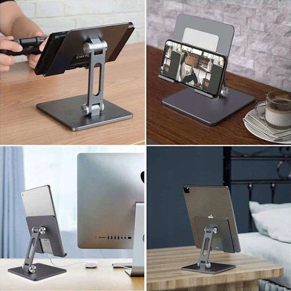 Tabletstöd - Tech-Protect - Z11 - Aluminium - Justerbart - Elegant minimalistisk design