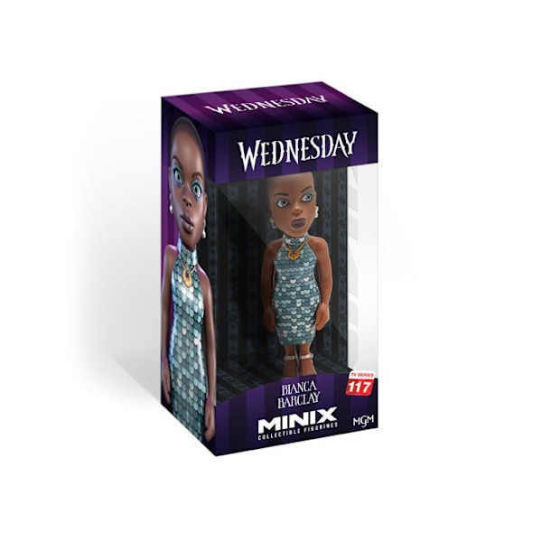 Minix Figur 12 Cm - Onsdag - Bianca Barclay Flerfärgad