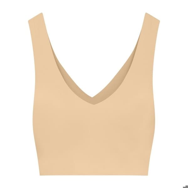 V-ringad bh för kvinnor Bye Bra - beige beige jag