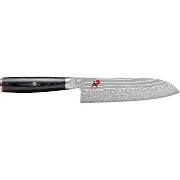 MIYABI 34684-181-0 Santoku 180 5000 FCD, stål, brun, 31 x 6 x 3 cm