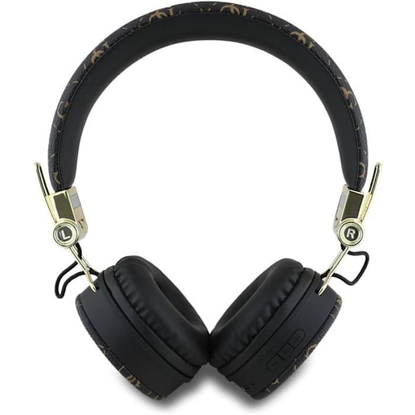Bluetooth hörlurar On-Ear - Guess - GUBH70E4PTMK - Svart - ENC - Lång batteritid Svart