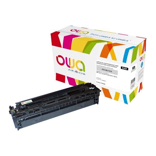 ARMOR OWA Remanufactured tonerkassett för HP LaserJet Pro 200 M251n, 200 M251nw, MFP M276n - Svart