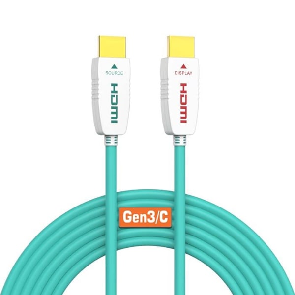 RUIPRO SNUKAOC21V101A fiberkabel, HDMI 2.1 48Gbps optisk, 15 m