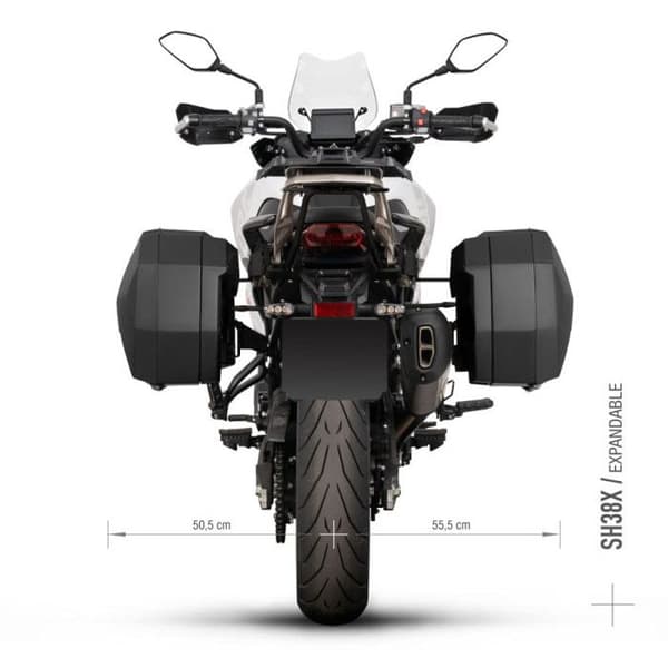 Stöd sidoväskor Shad 3P System Honda Rebel CMX 1100 svart