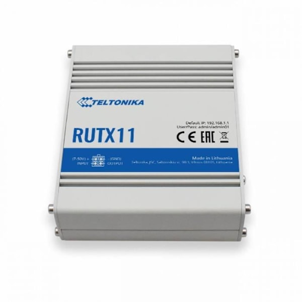 Teltonika RUTX11 WiFi LTE Cat6 Router