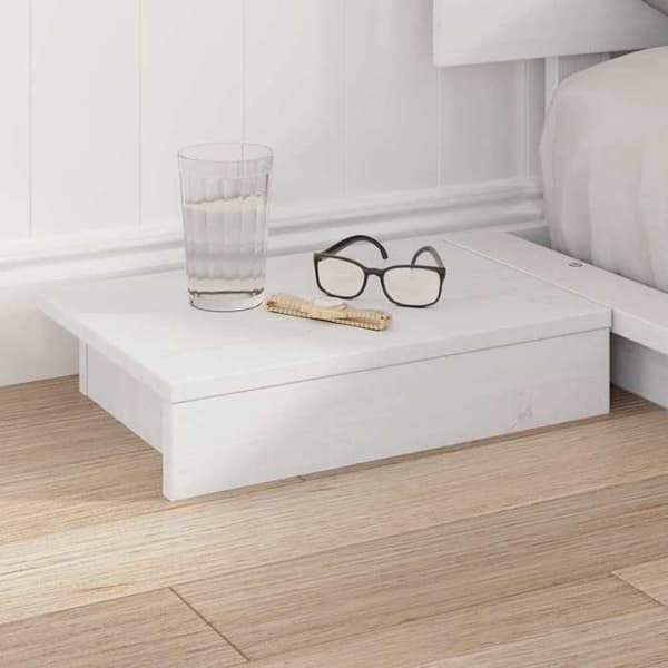 vidaXL Sängram Vit 120 x 200 cm trä 872402