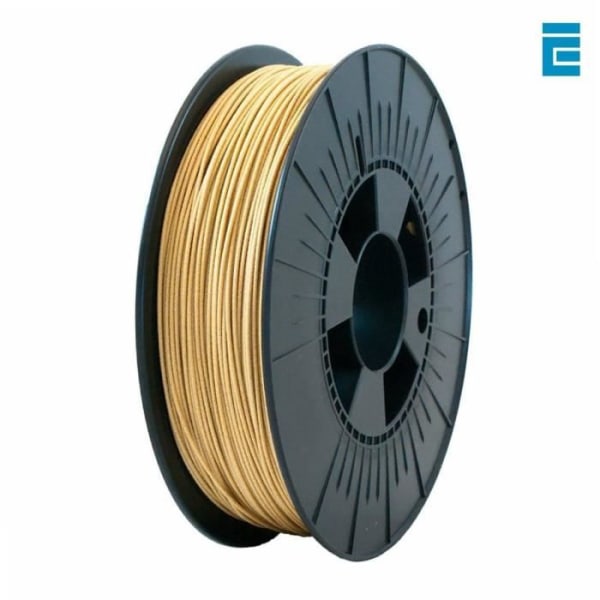 ICE FILAMENT Filament för 3D-skrivare, trä 1,75 mm., Original Ek, 0,50 kg - WOO206