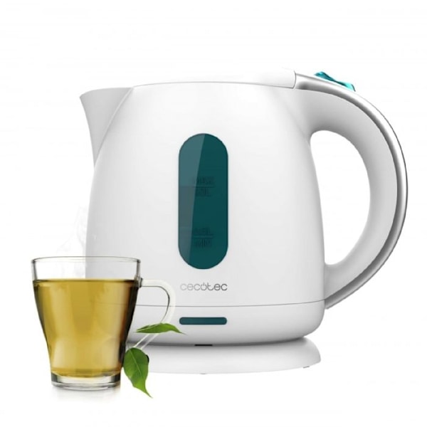 Elektrisk vattenkokare - CECOTEC - Thermosense 140 - 1 L - 2200 W - Kalkfilter Vit