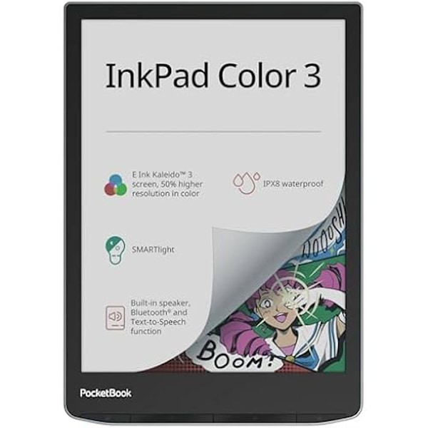PocketBook InkPad 743 Color 7,8" 32GB Wi-Fi e-läsare - Stormy Sea