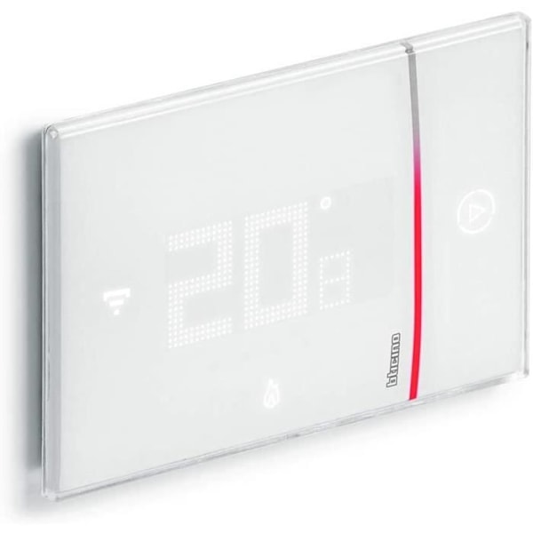 Bticino Smarther2 Smart Wi-Fi-termostat med Netatmo, infälld, vit - SXW8002