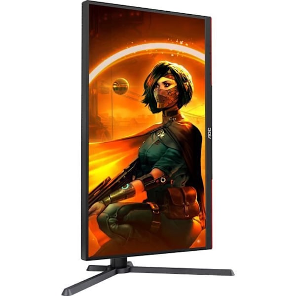 PC-skärm - AOC - Q27G3XMN - 27" QHD - MiniLED - 180Hz - 1ms - Justerbar i höjdled - 2 HDMI 1 DP - Adaptive Sync - Svart