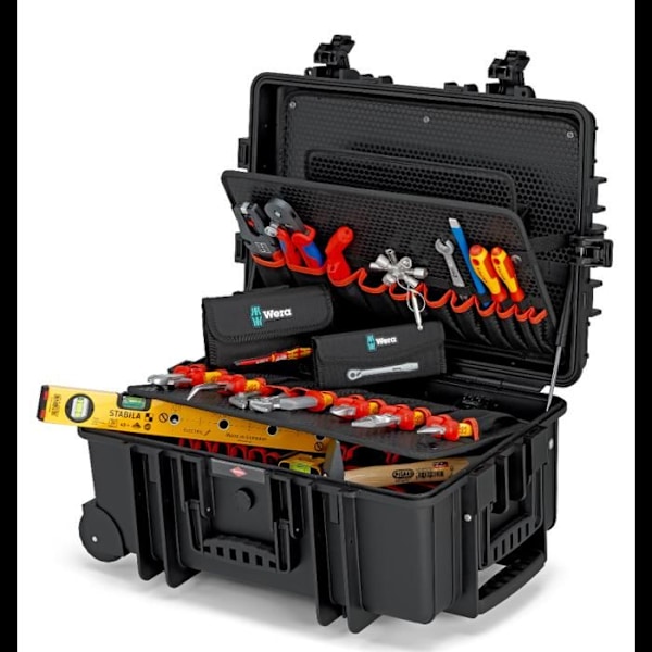 Robust 45 Elektro 63-delad KNIPEX verktygslåda - Svart - Elskena - Elskydd
