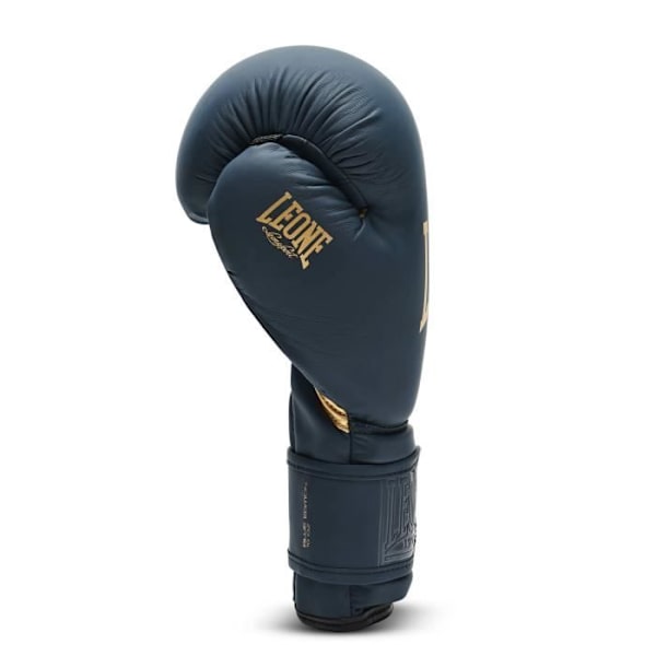 Boxningshandskar - Leone - Blue Edition - 10 oz - PU - Ventilation - Satängfoder Blå 10 OZ