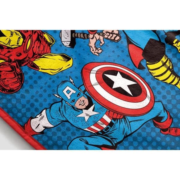 Marvel Comics Filt Blå, röd, gul, vit