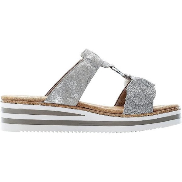 Rieker Wedge Sandaler - Grå - Dam - 41 Eu Grå 38