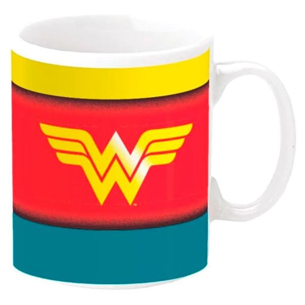 Mugg DC Comics DC Comics Wonder Woman mångfärgad
