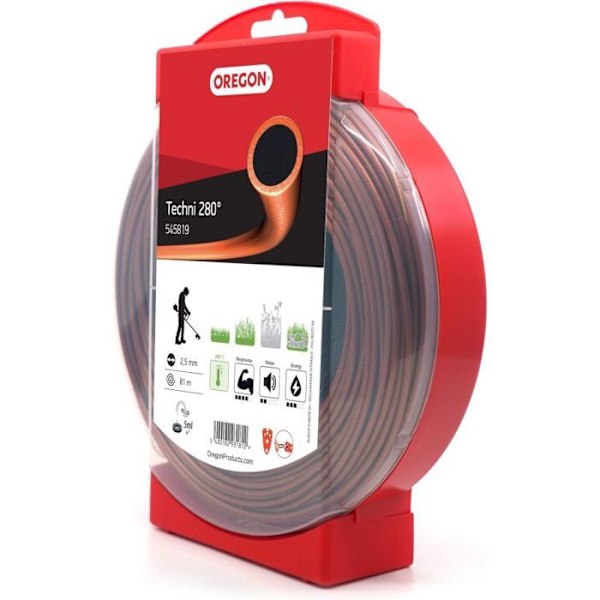 Elkabel - OREGON - Technitråd - 2,5 mm - 81 m - Enkelledare