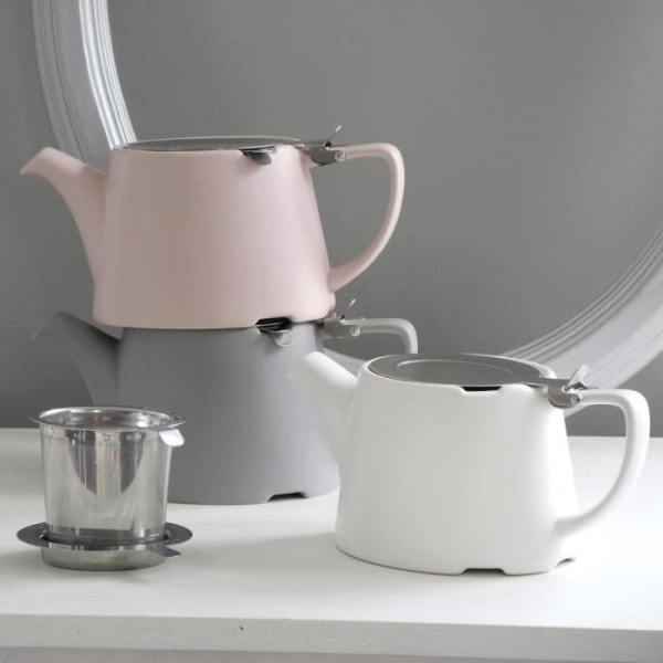 Teapot - BRUNO EVRARD - OVALIE - Keramik - 75cl - Satinvit Satinvit