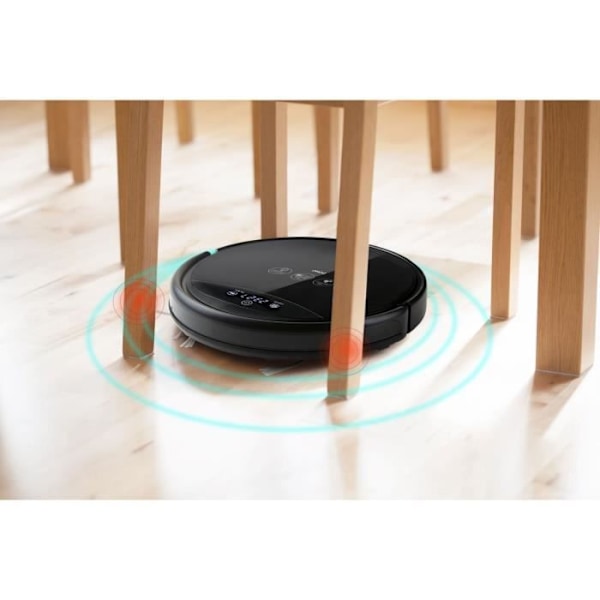 DOMO DO7293S - Robotdammsugare - Autonomi 120min - Dammtank 550ml - 48 sensorer - 65dB - Svart Svart