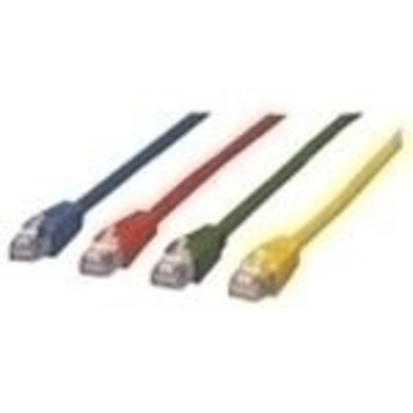 MCL nätverkskabel FCC6BM-10M / R - 10 m kategori 6 - 1 x RJ-45 hane - 1 x RJ-45 hane