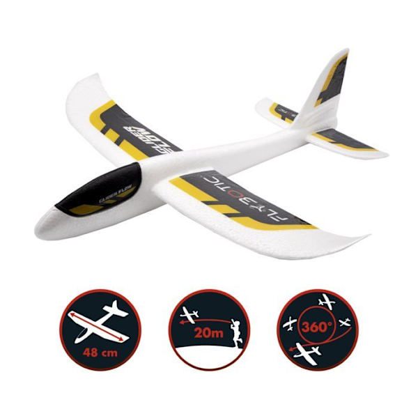 Avion Planeur - Silverlit - FLYBOTIC - Glider Flow 50cm - Räckvidd 20m - För barn från 5 år