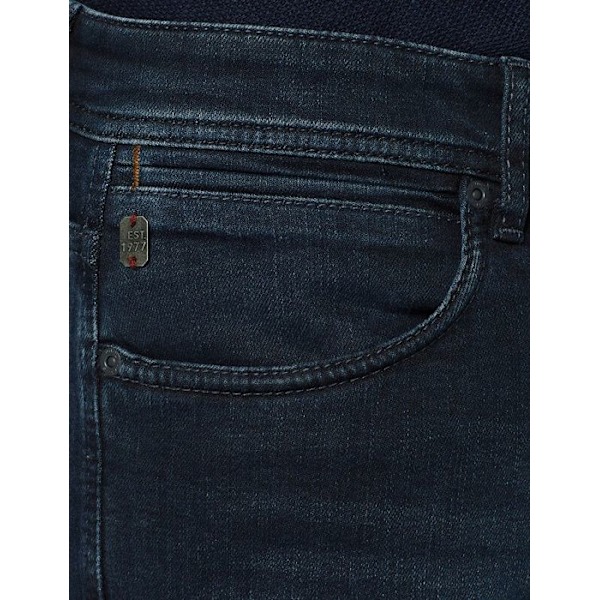Jean Droite - Camel Active - Mörkblå - Perfekt passform - Standardstorlek - Herr mörkblå 36/30